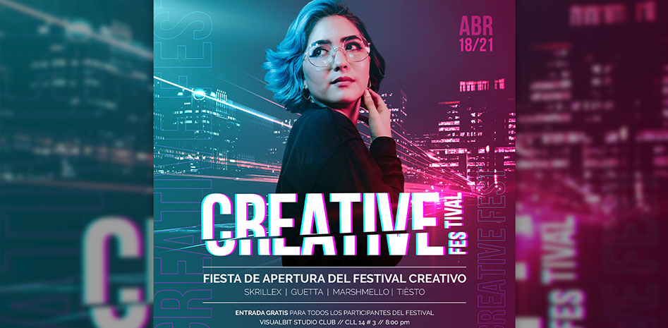 Diseño de publicidad para un evento con Adobe Photoshop