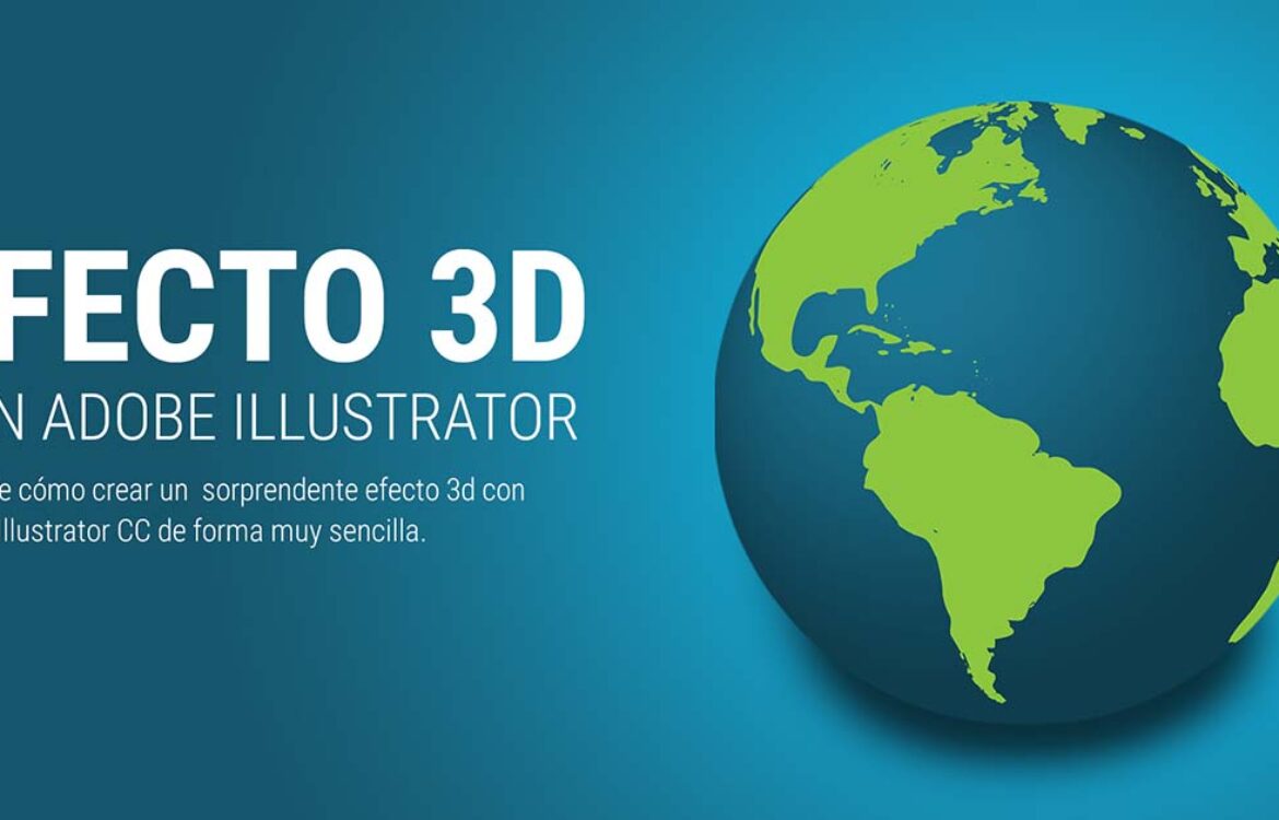 Efecto 3D con Adobe Illustrator