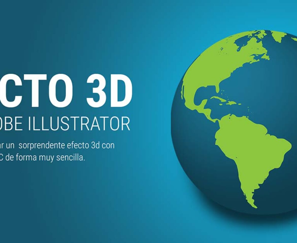 Efecto 3D con Adobe Illustrator